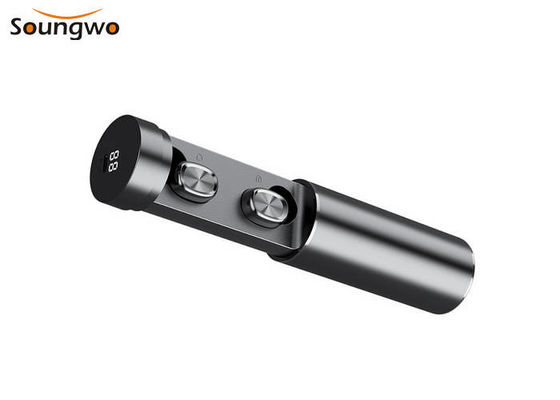 Menjalankan Earbud Olahraga Dengan Kontrol Sentuh Earphone Peredam Kebisingan CVC8.0 Mic